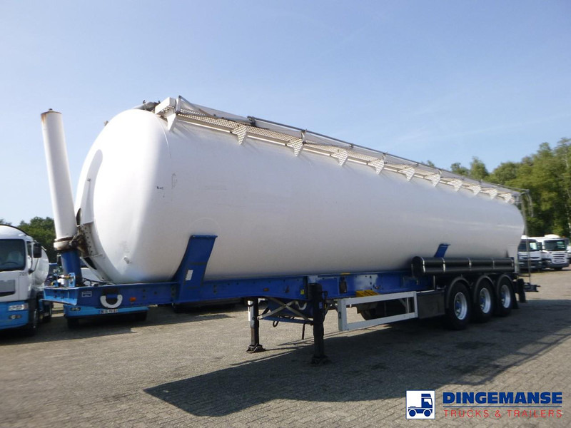 Feldbinder Powder tank alu 63 m3 / 1 comp (tipping) - Επικαθήμενο βυτίο: φωτογραφία 1 Feldbinder Powder tank alu 63 m3 / 1 comp (tipping) - Επικαθήμενο βυτίο: φωτογραφία 1