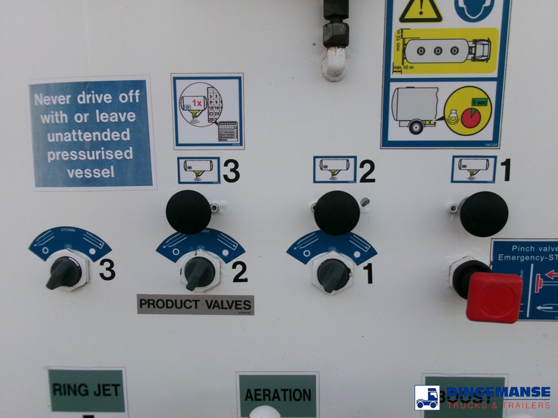 Επικαθήμενο βυτίο Feldbinder Powder tank alu alu 49 m3 / 1 comp: φωτογραφία 16 Επικαθήμενο βυτίο Feldbinder Powder tank alu alu 49 m3 / 1 comp: φωτογραφία 16