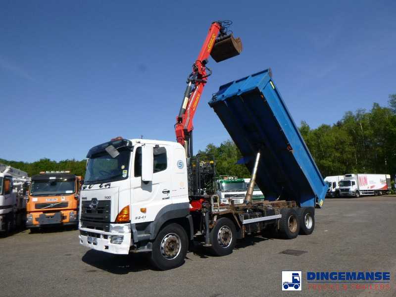 Hino FY1EUKA RHD + Palfinger E120L + grapple - Φορτηγό με γερανό: φωτογραφία 1 Hino FY1EUKA RHD + Palfinger E120L + grapple - Φορτηγό με γερανό: φωτογραφία 1