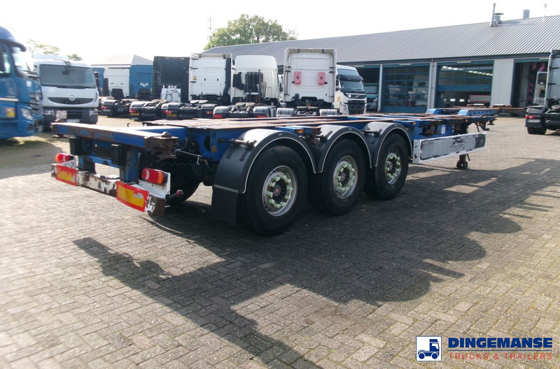Krone 3-axle container trailer 20-30-40-45 ft SDC27 - Επικαθήμενο μεταφοράς εμπορευματοκιβωτίων/ Κινητό αμάξωμα: φωτογραφία 4 Krone 3-axle container trailer 20-30-40-45 ft SDC27 - Επικαθήμενο μεταφοράς εμπορευματοκιβωτίων/ Κινητό αμάξωμα: φωτογραφία 4