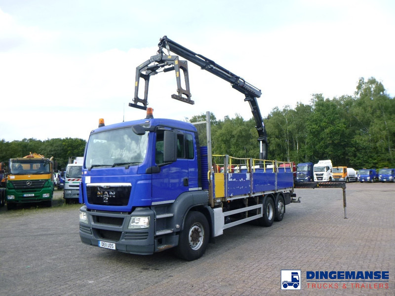 MAN TGS 26.360 6x2 RHD + HMF 1420 K2 - Φορτηγό με γερανό: φωτογραφία 1 MAN TGS 26.360 6x2 RHD + HMF 1420 K2 - Φορτηγό με γερανό: φωτογραφία 1