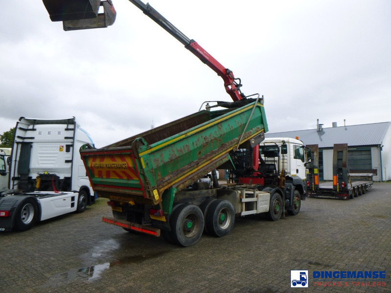 MAN TGS 35.400 8X4 RHD tipper + Palfinger Epsilon M125L - Φορτηγό με γερανό: φωτογραφία 4 MAN TGS 35.400 8X4 RHD tipper + Palfinger Epsilon M125L - Φορτηγό με γερανό: φωτογραφία 4