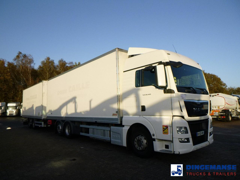 MAN TGX 26.440 6X2 high volume + Fruehauf closed box trailer - Φορτηγό κόφα: φωτογραφία 2 MAN TGX 26.440 6X2 high volume + Fruehauf closed box trailer - Φορτηγό κόφα: φωτογραφία 2