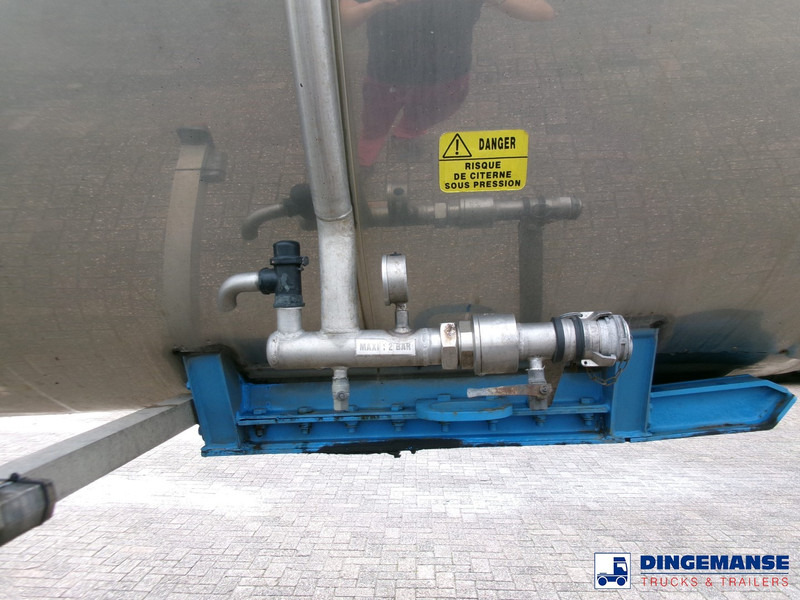 Επικαθήμενο βυτίο Magyar Chemical tank inox 32.5m3 / 1 comp: φωτογραφία 8