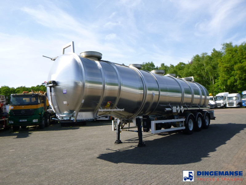 Magyar Chemical tank inox 40.5 m3 / 3 comp - Επικαθήμενο βυτίο: φωτογραφία 1 Magyar Chemical tank inox 40.5 m3 / 3 comp - Επικαθήμενο βυτίο: φωτογραφία 1