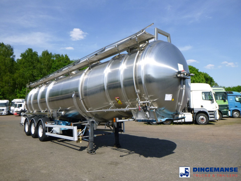 Magyar Chemical tank inox 40.5 m3 / 3 comp - Επικαθήμενο βυτίο: φωτογραφία 2 Magyar Chemical tank inox 40.5 m3 / 3 comp - Επικαθήμενο βυτίο: φωτογραφία 2