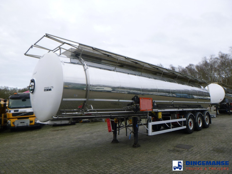 Magyar Chemical tank inox L4BH 37.4 m3 / 1 comp - Επικαθήμενο βυτίο: φωτογραφία 1 Magyar Chemical tank inox L4BH 37.4 m3 / 1 comp - Επικαθήμενο βυτίο: φωτογραφία 1