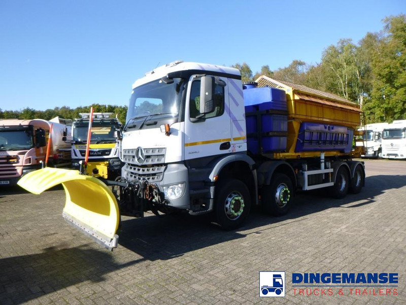 Mercedes-Benz Arocs 3240 8x4 RHD Schmidt snow plough / gritter - Εκχιονιστικό μηχάνημα: φωτογραφία 1 Mercedes-Benz Arocs 3240 8x4 RHD Schmidt snow plough / gritter - Εκχιονιστικό μηχάνημα: φωτογραφία 1