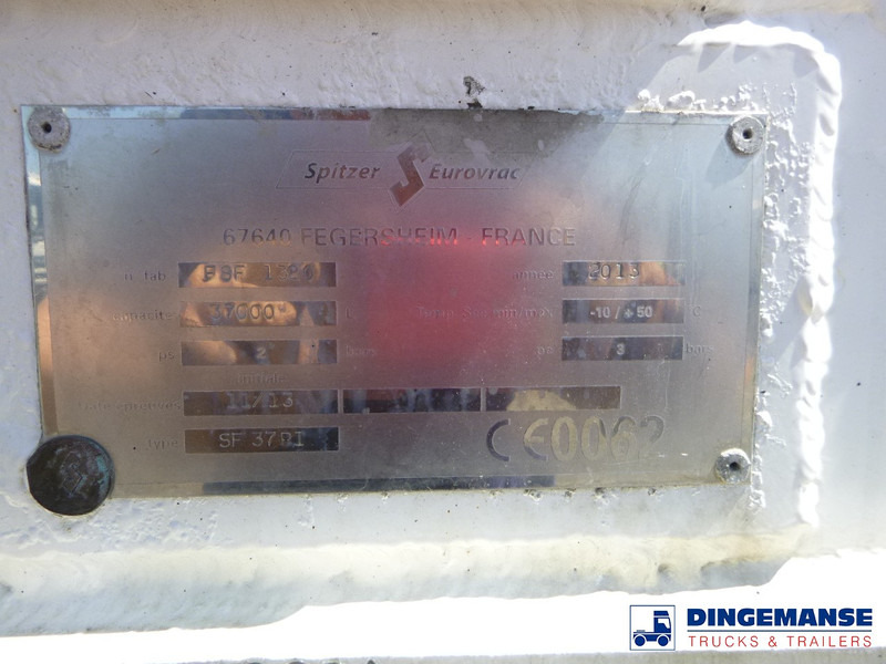 Επικαθήμενο βυτίο SPITZER Powder tank alu 37 m3 / 1 comp: φωτογραφία 12