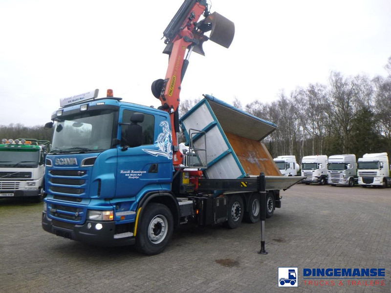Scania R 500 8X2 tipper + Palfinger PK27001 EHD - Φορτηγό με γερανό: φωτογραφία 5 Scania R 500 8X2 tipper + Palfinger PK27001 EHD - Φορτηγό με γερανό: φωτογραφία 5