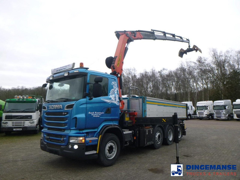 Scania R 500 8X2 tipper + Palfinger PK27001 EHD - Φορτηγό με γερανό: φωτογραφία 1 Scania R 500 8X2 tipper + Palfinger PK27001 EHD - Φορτηγό με γερανό: φωτογραφία 1