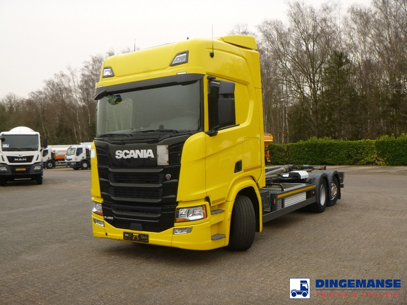 Φορτηγό φόρτωσης γάντζου Scania R450 6x2 Euro 6C + Retarder + Meiller container hook 18.000 kg: φωτογραφία 6