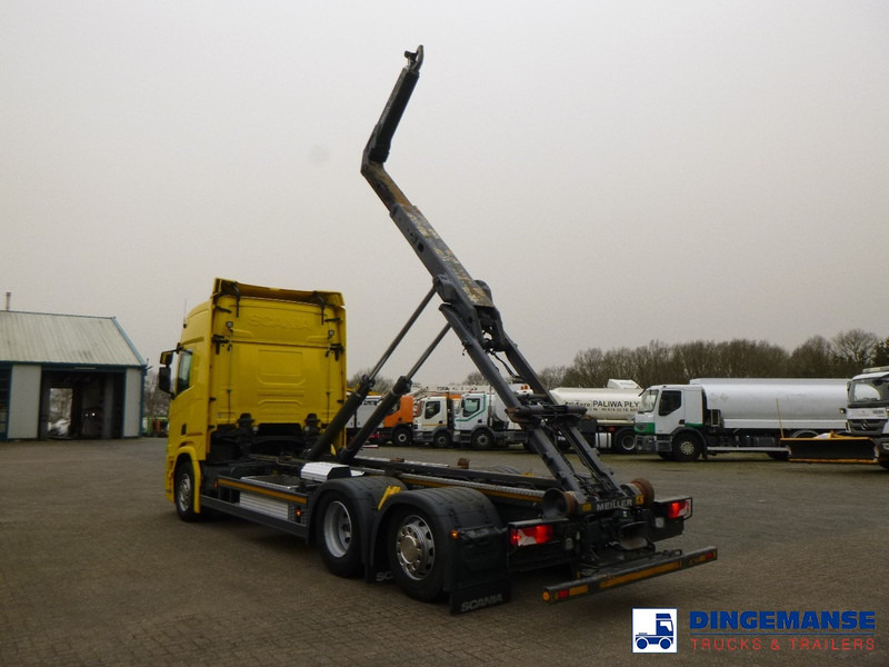 Scania R450 6x2 Euro 6C + Retarder + Meiller container hook 18.000 kg - Φορτηγό φόρτωσης γάντζου: φωτογραφία 4 Scania R450 6x2 Euro 6C + Retarder + Meiller container hook 18.000 kg - Φορτηγό φόρτωσης γάντζου: φωτογραφία 4