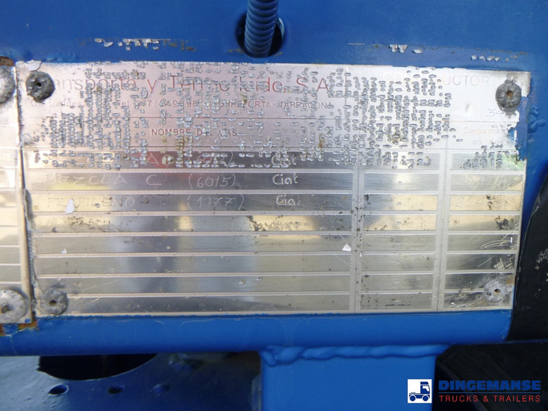 Επικαθήμενο βυτίο TYT Gas tank steel LPG 38.5 m3 / 1 comp: φωτογραφία 14
