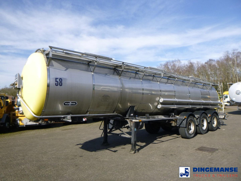 Van Hool Chemical tank inox 24 m3 / 1 comp - Επικαθήμενο βυτίο: φωτογραφία 1 Van Hool Chemical tank inox 24 m3 / 1 comp - Επικαθήμενο βυτίο: φωτογραφία 1