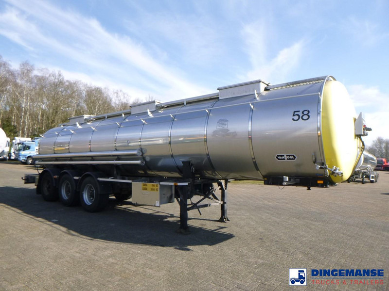 Van Hool Chemical tank inox 24 m3 / 1 comp - Επικαθήμενο βυτίο: φωτογραφία 2 Van Hool Chemical tank inox 24 m3 / 1 comp - Επικαθήμενο βυτίο: φωτογραφία 2