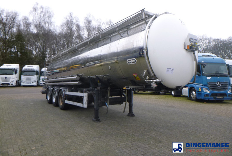 Van Hool Chemical tank inox 30 m3 / 3 comp - Επικαθήμενο βυτίο: φωτογραφία 2 Van Hool Chemical tank inox 30 m3 / 3 comp - Επικαθήμενο βυτίο: φωτογραφία 2
