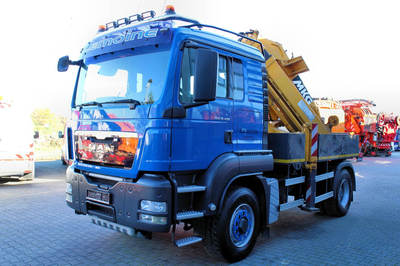 Τράκτορας MAN TGS 18.480 4x4 BLS SZM+Pritsche MKG HLK 340 Kran: φωτογραφία 9