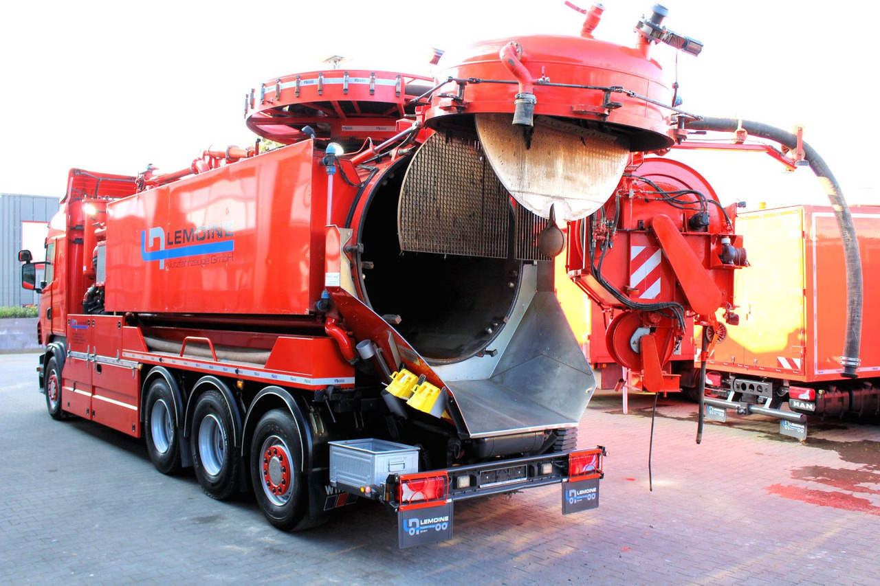 Όχημα εκκένωσης βόθρων Scania R560 V8 8x4 Kroll 20m³ WRG 2x HD-Pumpe 620 Liter: φωτογραφία 10