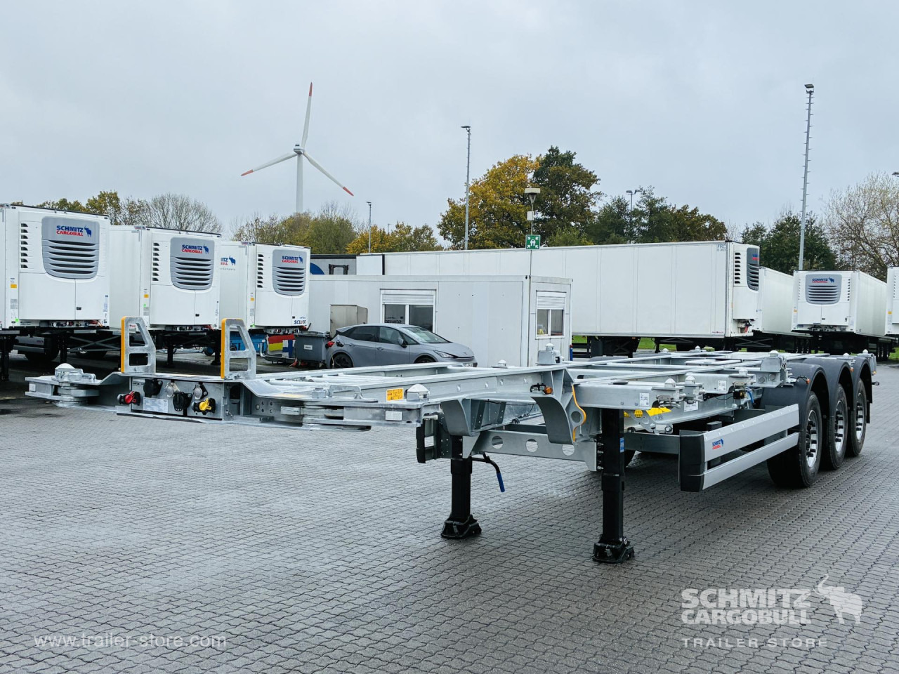 SCHMITZ Auflieger Containerfahrgestell Standard - Επικαθήμενο μεταφοράς εμπορευματοκιβωτίων/ Κινητό αμάξωμα: φωτογραφία 1 SCHMITZ Auflieger Containerfahrgestell Standard - Επικαθήμενο μεταφοράς εμπορευματοκιβωτίων/ Κινητό αμάξωμα: φωτογραφία 1