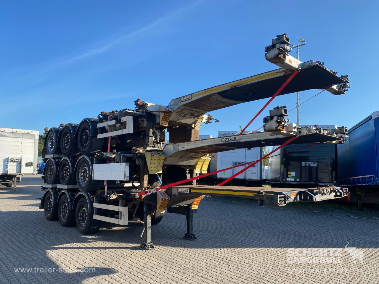 SCHMITZ Auflieger Containerfahrgestell Standard - Επικαθήμενο μεταφοράς εμπορευματοκιβωτίων/ Κινητό αμάξωμα: φωτογραφία 1 SCHMITZ Auflieger Containerfahrgestell Standard - Επικαθήμενο μεταφοράς εμπορευματοκιβωτίων/ Κινητό αμάξωμα: φωτογραφία 1