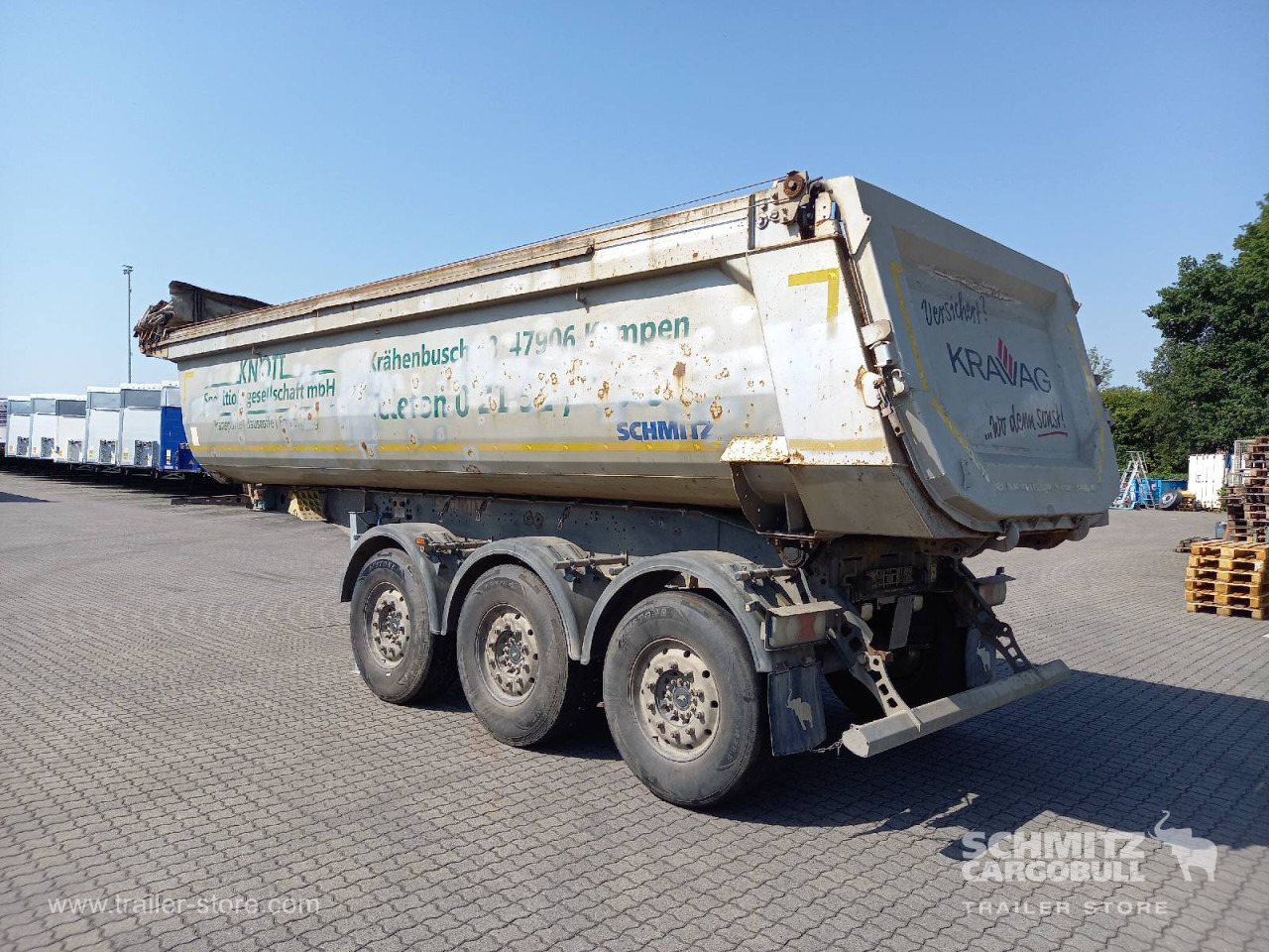 SCHMITZ Auflieger Kipper Stahlrundmulde 25m³ - Επικαθήμενο ανατρεπόμενο: φωτογραφία 5 SCHMITZ Auflieger Kipper Stahlrundmulde 25m³ - Επικαθήμενο ανατρεπόμενο: φωτογραφία 5