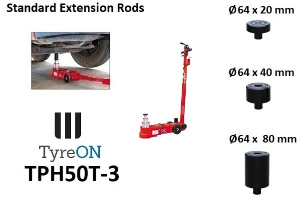 TPH50T-3 Air hydraulic jack 50 Tons - Minimum height 15 cm - Εξοπλισμός γκαράζ: φωτογραφία 2 TPH50T-3 Air hydraulic jack 50 Tons - Minimum height 15 cm - Εξοπλισμός γκαράζ: φωτογραφία 2