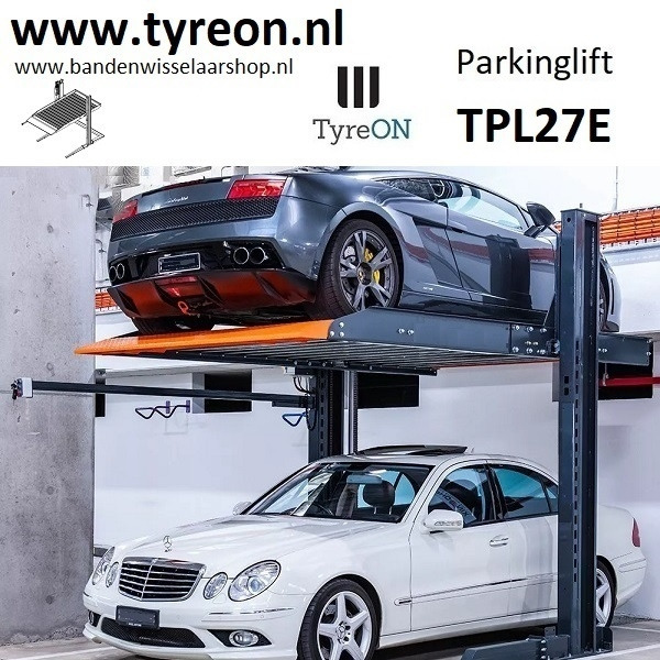 TPL27E-1 2.7T car parking lift - electric release of safety locks - no air pressure required - 2 columns - 2 cars - Εξοπλισμός γκαράζ: φωτογραφία 1 TPL27E-1 2.7T car parking lift - electric release of safety locks - no air pressure required - 2 columns - 2 cars - Εξοπλισμός γκαράζ: φωτογραφία 1