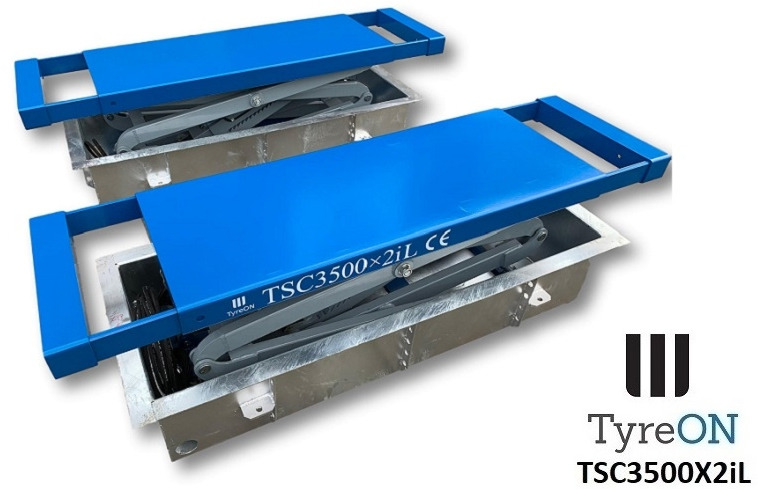TSC3500X2iL In floor scissor lift - Double extensions - Recessed containers - Εξοπλισμός γκαράζ: φωτογραφία 3 TSC3500X2iL In floor scissor lift - Double extensions - Recessed containers - Εξοπλισμός γκαράζ: φωτογραφία 3
