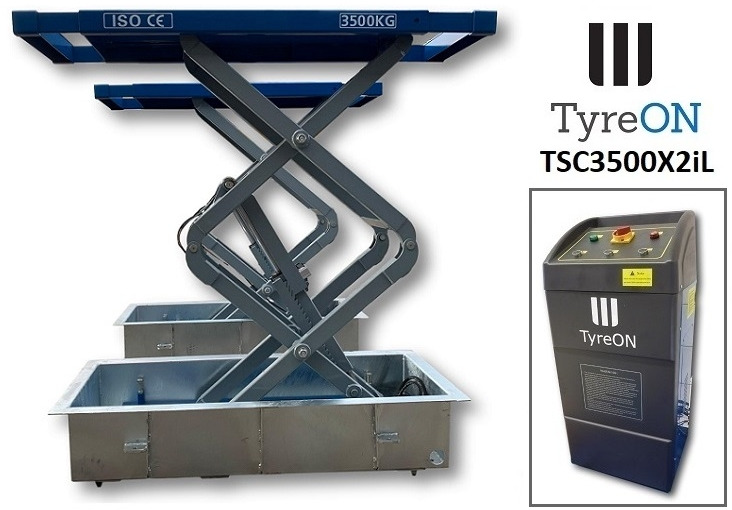 TSC3500X2iL In floor scissor lift - Double extensions - Recessed containers - Εξοπλισμός γκαράζ: φωτογραφία 4 TSC3500X2iL In floor scissor lift - Double extensions - Recessed containers - Εξοπλισμός γκαράζ: φωτογραφία 4