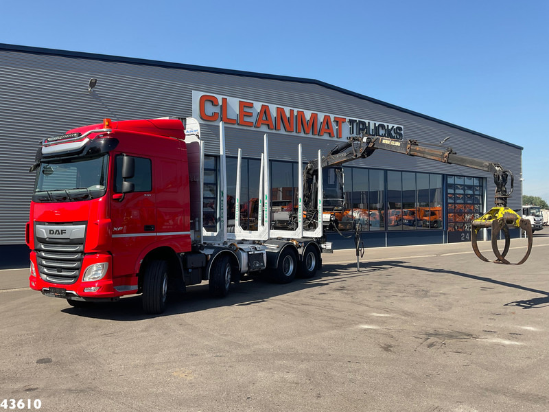DAF FAD XF 530 8x4 Holzkran - Φορτηγό με γερανό: φωτογραφία 1 DAF FAD XF 530 8x4 Holzkran - Φορτηγό με γερανό: φωτογραφία 1