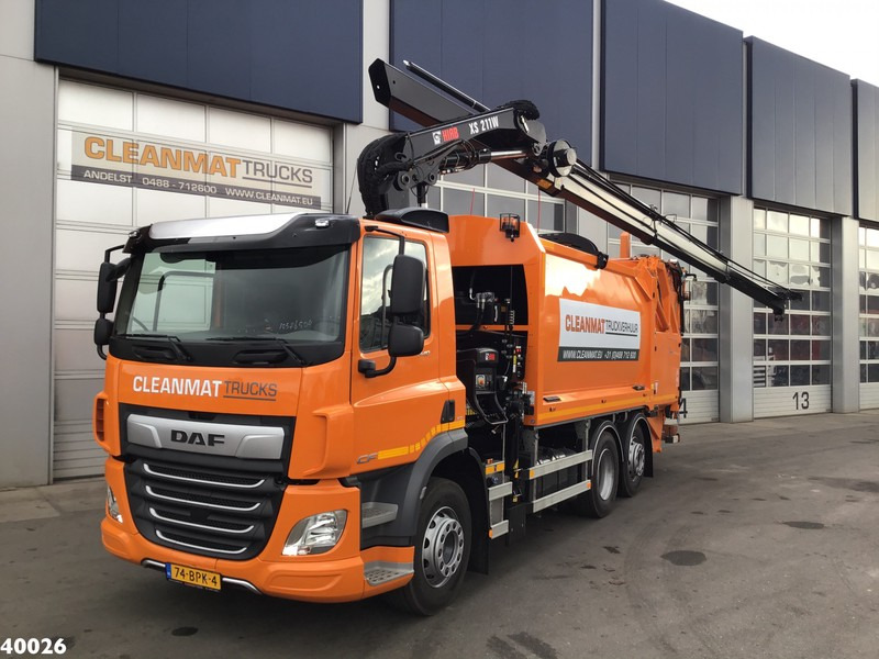 DAF FAN CF 340 Hiab 21 Tonmeter laadkraan - Απορριμματοφόρο: φωτογραφία 1 DAF FAN CF 340 Hiab 21 Tonmeter laadkraan - Απορριμματοφόρο: φωτογραφία 1
