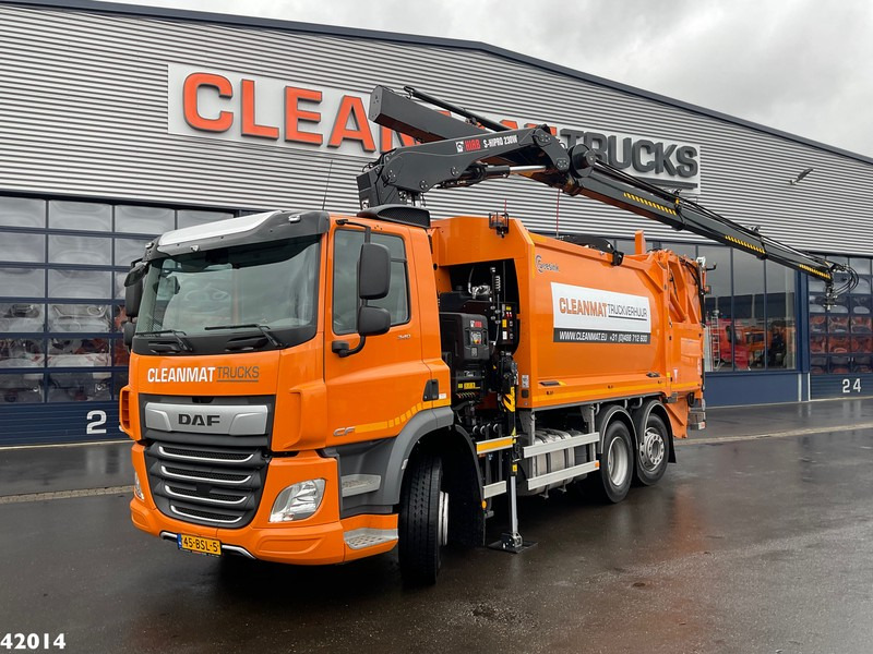 DAF FAN CF 340 Hiab 23 ton/meter laadkraan Welvaarts weighing system - Απορριμματοφόρο: φωτογραφία 1 DAF FAN CF 340 Hiab 23 ton/meter laadkraan Welvaarts weighing system - Απορριμματοφόρο: φωτογραφία 1