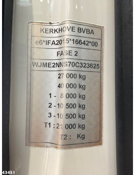 Φορτηγό φόρτωσης γάντζου Iveco AD260T 6x4 Euro 6 AJK 20 haakarmsysteem: φωτογραφία 19