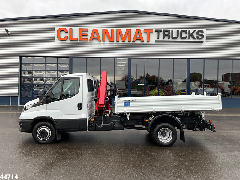 Iveco Daily 72C18 HMF laadkraan 3,4 Tonmeter laadkraan + Meiller 3-zijdige kipper New & Unused!! - Φορτηγό ανατρεπόμενο, Φορτηγό με γερανό: φωτογραφία 4 Iveco Daily 72C18 HMF laadkraan 3,4 Tonmeter laadkraan + Meiller 3-zijdige kipper New & Unused!! - Φορτηγό ανατρεπόμενο, Φορτηγό με γερανό: φωτογραφία 4