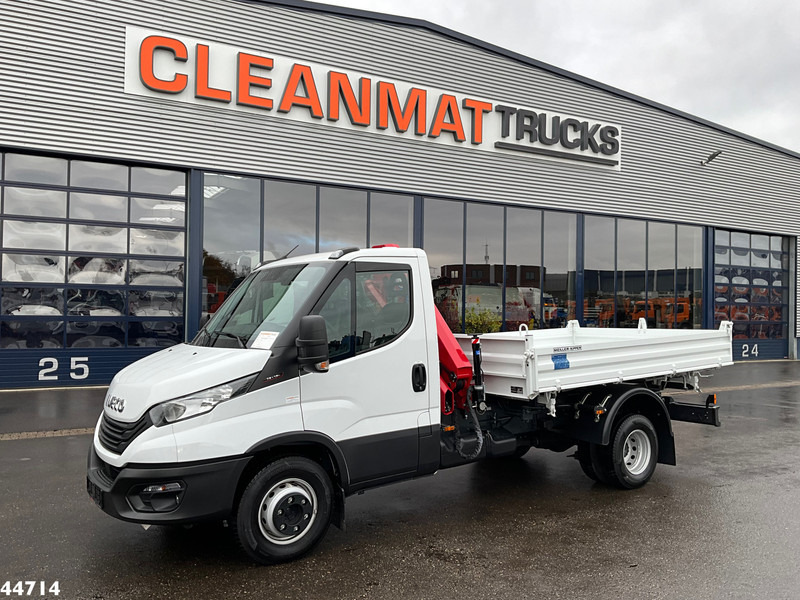 Iveco Daily 72C18 HMF laadkraan 3,4 Tonmeter laadkraan + Meiller 3-zijdige kipper New & Unused!! - Φορτηγό ανατρεπόμενο, Φορτηγό με γερανό: φωτογραφία 3 Iveco Daily 72C18 HMF laadkraan 3,4 Tonmeter laadkraan + Meiller 3-zijdige kipper New & Unused!! - Φορτηγό ανατρεπόμενο, Φορτηγό με γερανό: φωτογραφία 3