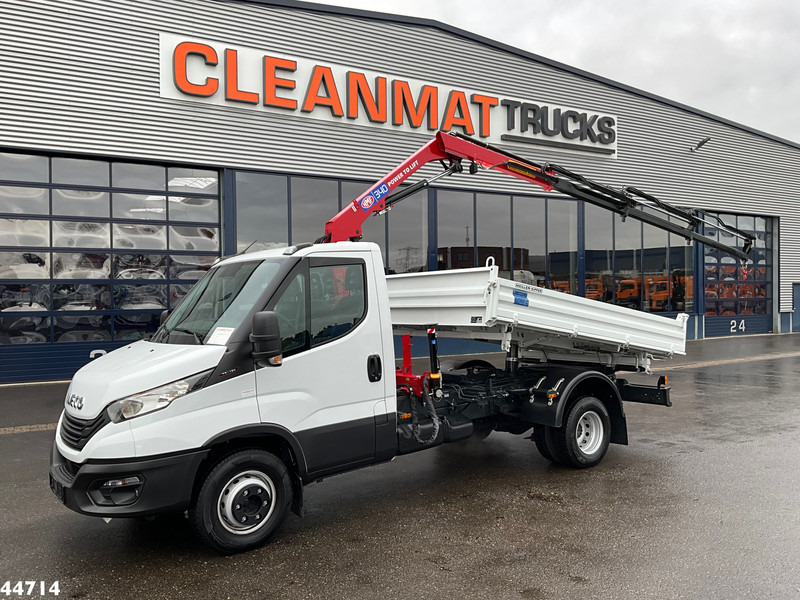 Iveco Daily 72C18 HMF laadkraan 3,4 Tonmeter laadkraan + Meiller 3-zijdige kipper New & Unused!! - Φορτηγό ανατρεπόμενο, Φορτηγό με γερανό: φωτογραφία 1 Iveco Daily 72C18 HMF laadkraan 3,4 Tonmeter laadkraan + Meiller 3-zijdige kipper New & Unused!! - Φορτηγό ανατρεπόμενο, Φορτηγό με γερανό: φωτογραφία 1