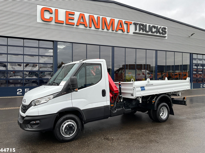 Iveco Daily 72C18 HMF laadkraan 3,4 Tonmeter laadkraan + Meiller 3-zijdige kipper New & Unused!! - Φορτηγό ανατρεπόμενο: φωτογραφία 3 Iveco Daily 72C18 HMF laadkraan 3,4 Tonmeter laadkraan + Meiller 3-zijdige kipper New & Unused!! - Φορτηγό ανατρεπόμενο: φωτογραφία 3