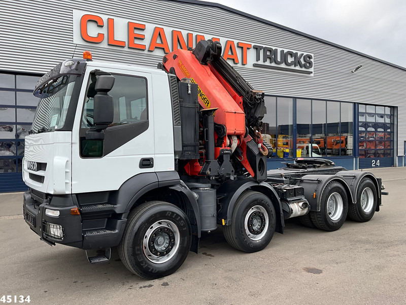 Iveco Stralis AD410T44 8x4 Palfinger 44 Tonmeter laadkraan + Fly-Jib Just 222.398 km! - Φορτηγό με γερανό: φωτογραφία 4 Iveco Stralis AD410T44 8x4 Palfinger 44 Tonmeter laadkraan + Fly-Jib Just 222.398 km! - Φορτηγό με γερανό: φωτογραφία 4