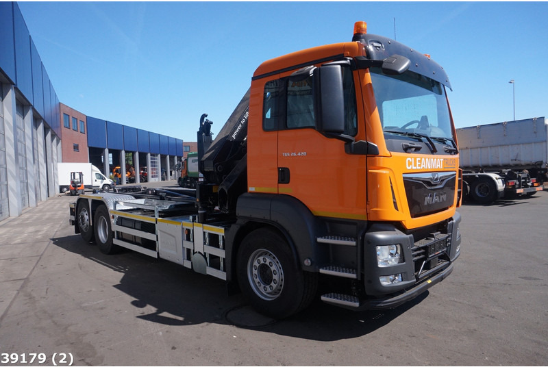 MAN TGS 26.420 HMF 21 Tonmeter laadkraan Just 170.296 km! - Φορτηγό φόρτωσης γάντζου, Φορτηγό με γερανό: φωτογραφία 3 MAN TGS 26.420 HMF 21 Tonmeter laadkraan Just 170.296 km! - Φορτηγό φόρτωσης γάντζου, Φορτηγό με γερανό: φωτογραφία 3