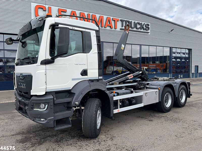 MAN TGS 33.470 6x4 Euro 6 Full Steel AJK 20 Ton haakarmsysteem - Φορτηγό φόρτωσης γάντζου: φωτογραφία 1 MAN TGS 33.470 6x4 Euro 6 Full Steel AJK 20 Ton haakarmsysteem - Φορτηγό φόρτωσης γάντζου: φωτογραφία 1