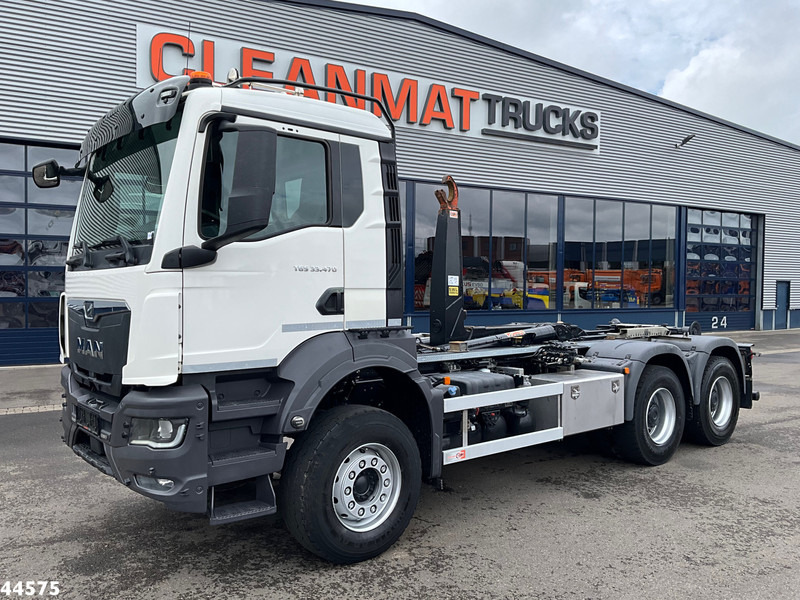 MAN TGS 33.470 6x4 Euro 6 Full Steel AJK 20 Ton haakarmsysteem - Φορτηγό φόρτωσης γάντζου: φωτογραφία 2 MAN TGS 33.470 6x4 Euro 6 Full Steel AJK 20 Ton haakarmsysteem - Φορτηγό φόρτωσης γάντζου: φωτογραφία 2
