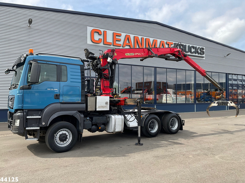 MAN TGS 33.480 6x6 Euro 6 Palfinger 27 Tonmeter boomkraan - Τράκτορας: φωτογραφία 1 MAN TGS 33.480 6x6 Euro 6 Palfinger 27 Tonmeter boomkraan - Τράκτορας: φωτογραφία 1