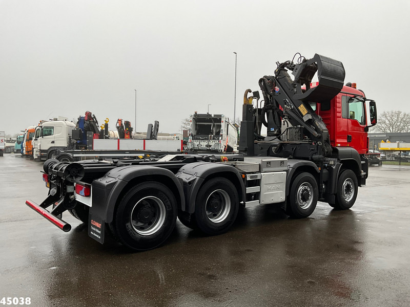 MAN TGS 35.400 8x4 Euro 6 HMF 16 Tonmeter Z-kraan - Φορτηγό φόρτωσης γάντζου, Φορτηγό με γερανό: φωτογραφία 4 MAN TGS 35.400 8x4 Euro 6 HMF 16 Tonmeter Z-kraan - Φορτηγό φόρτωσης γάντζου, Φορτηγό με γερανό: φωτογραφία 4