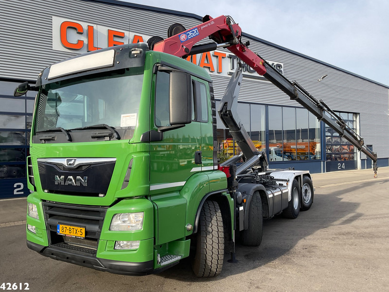 MAN TGS 35.460 8x2 Euro 6 HMF 26 Tonmeter laadkraan - Φορτηγό φόρτωσης γάντζου, Φορτηγό με γερανό: φωτογραφία 1 MAN TGS 35.460 8x2 Euro 6 HMF 26 Tonmeter laadkraan - Φορτηγό φόρτωσης γάντζου, Φορτηγό με γερανό: φωτογραφία 1