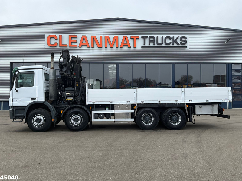 Mercedes-Benz Actros 4141 8x4 manual Hiab 32 Tonmeter laadkraan + Fly-jib - Φορτηγό με γερανό: φωτογραφία 3 Mercedes-Benz Actros 4141 8x4 manual Hiab 32 Tonmeter laadkraan + Fly-jib - Φορτηγό με γερανό: φωτογραφία 3