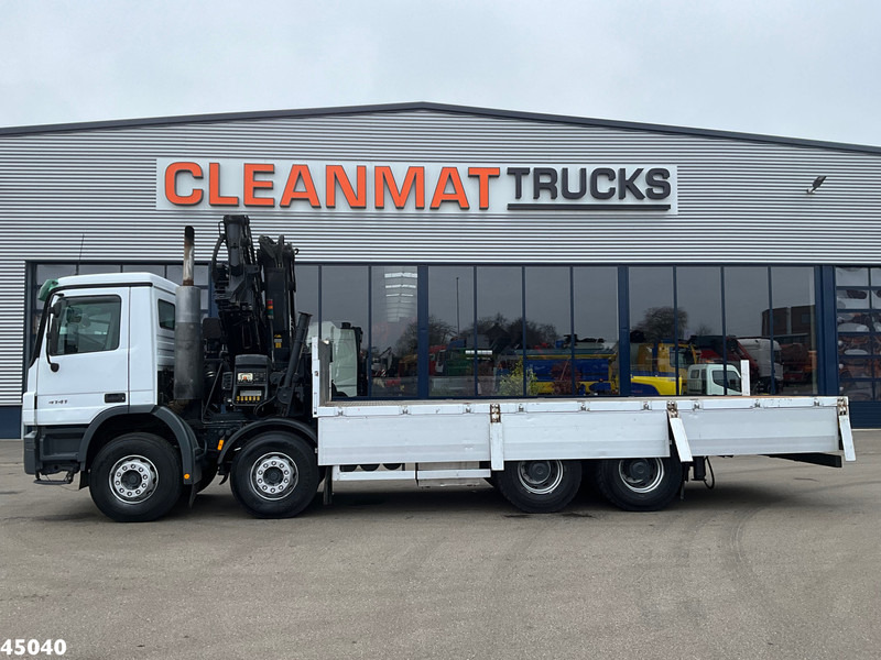 Mercedes-Benz Actros 4141 8x4 manual Hiab 32 Tonmeter laadkraan + Fly-jib - Φορτηγό με γερανό: φωτογραφία 4 Mercedes-Benz Actros 4141 8x4 manual Hiab 32 Tonmeter laadkraan + Fly-jib - Φορτηγό με γερανό: φωτογραφία 4