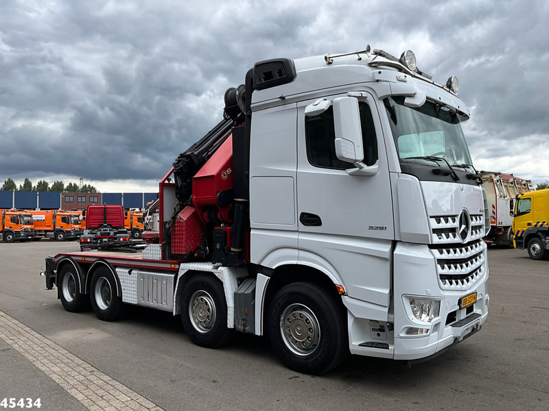 Mercedes-Benz Arocs 3251 8x4 Euro 6 Retarder HMF 85 Tonmeter laadkraan Fly-Jib - Φορτηγό με γερανό: φωτογραφία 4 Mercedes-Benz Arocs 3251 8x4 Euro 6 Retarder HMF 85 Tonmeter laadkraan Fly-Jib - Φορτηγό με γερανό: φωτογραφία 4