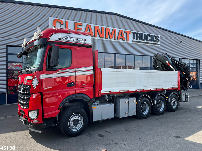 Mercedes-Benz Arocs 3263 8x4 Hiab 37 Tonmeter laadkraan + Fly-Jib - Φορτηγό ανατρεπόμενο, Φορτηγό με γερανό: φωτογραφία 4 Mercedes-Benz Arocs 3263 8x4 Hiab 37 Tonmeter laadkraan + Fly-Jib - Φορτηγό ανατρεπόμενο, Φορτηγό με γερανό: φωτογραφία 4