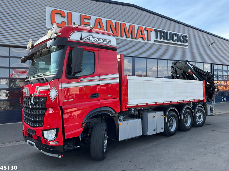 Mercedes-Benz Arocs 3263 8x4 Hiab 37 Tonmeter laadkraan + Fly-Jib - Φορτηγό ανατρεπόμενο, Φορτηγό με γερανό: φωτογραφία 3 Mercedes-Benz Arocs 3263 8x4 Hiab 37 Tonmeter laadkraan + Fly-Jib - Φορτηγό ανατρεπόμενο, Φορτηγό με γερανό: φωτογραφία 3